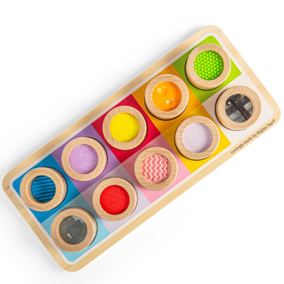 bigjigs sensorisch bord - 11-delig  | 36020 | 1