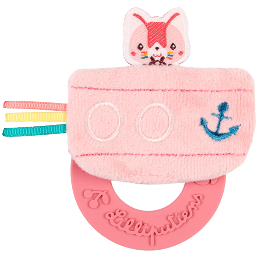 lilliputiens bijtring boot - jeanne de kat | LIPU83698