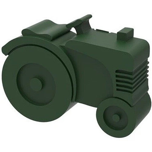 blafre lunchbox silhouet - tractor - donkergroen  | BL7588 | 0