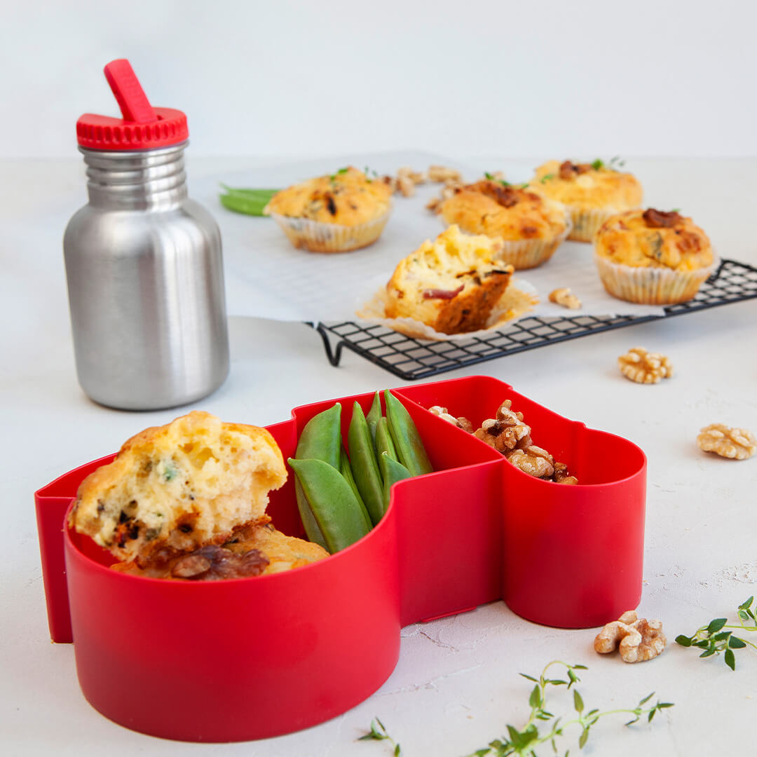 blafre lunchbox silhouet - tractor - rood | BL7551 | 2