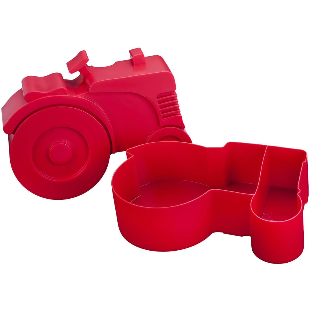 blafre lunchbox silhouet - tractor - rood | BL7551 | 3