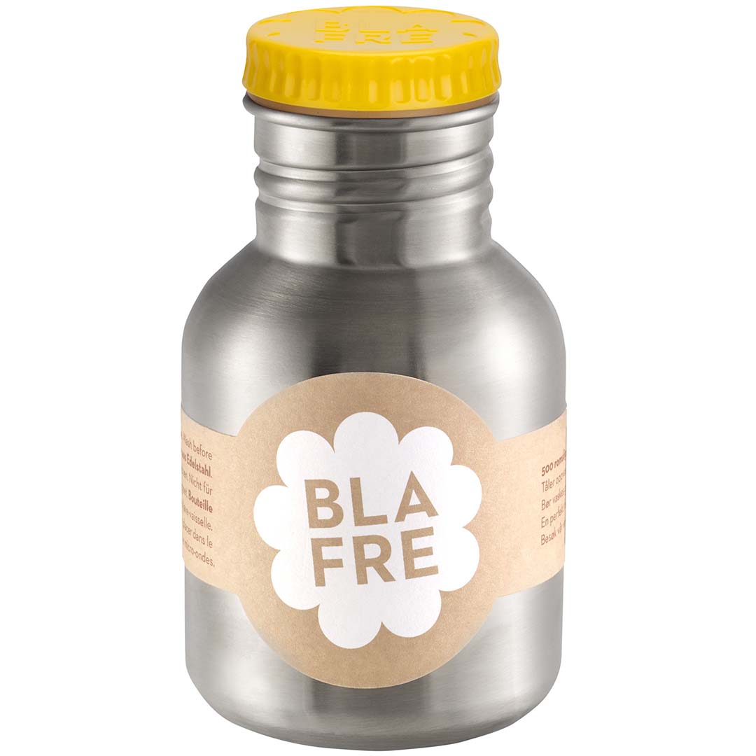 blafre rvs drinkfles geel - 300ml | BL4569 | 0