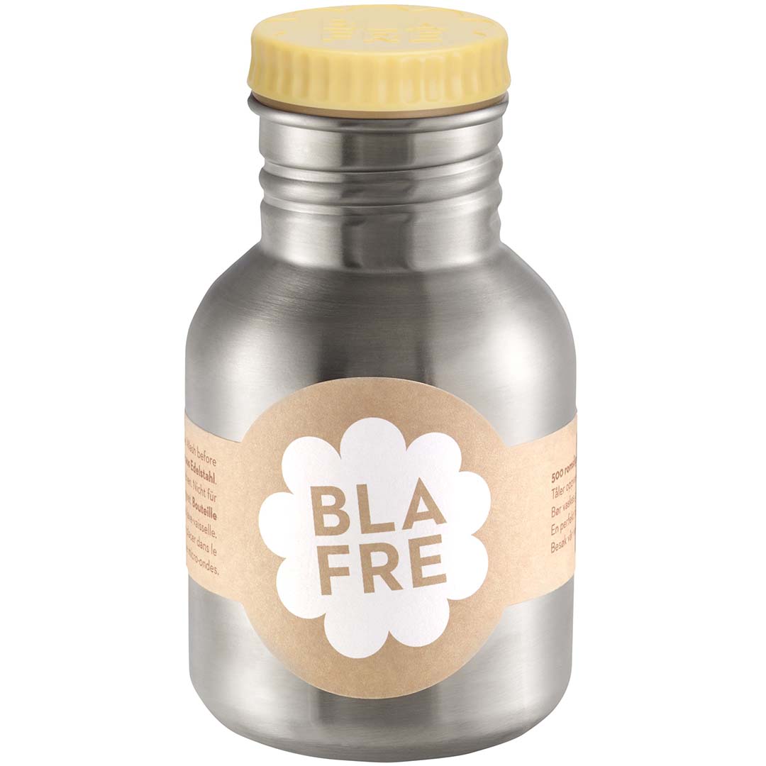 blafre rvs drinkfles lichtgeel - 300ml  | BL4572 | 0