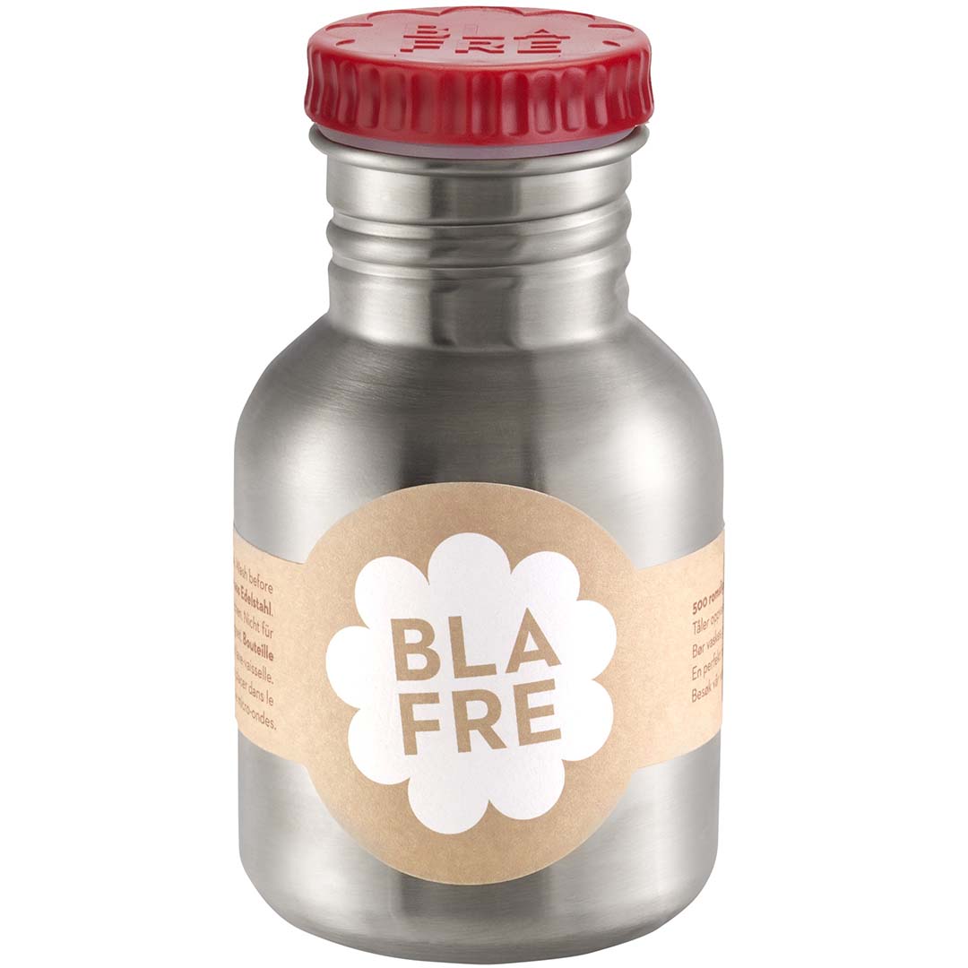 blafre rvs drinkfles rood - 300ml   | BL4573 | 0