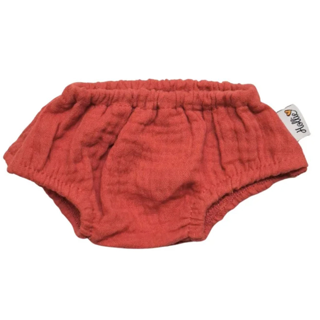 hollie poppenkleding luierbroek - bloomer senna terra - 34 cm | HO3058| 