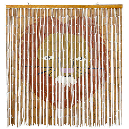 bloomingville bamboe muurdecoratie leonel - 85 cm | 82051501 | 0
