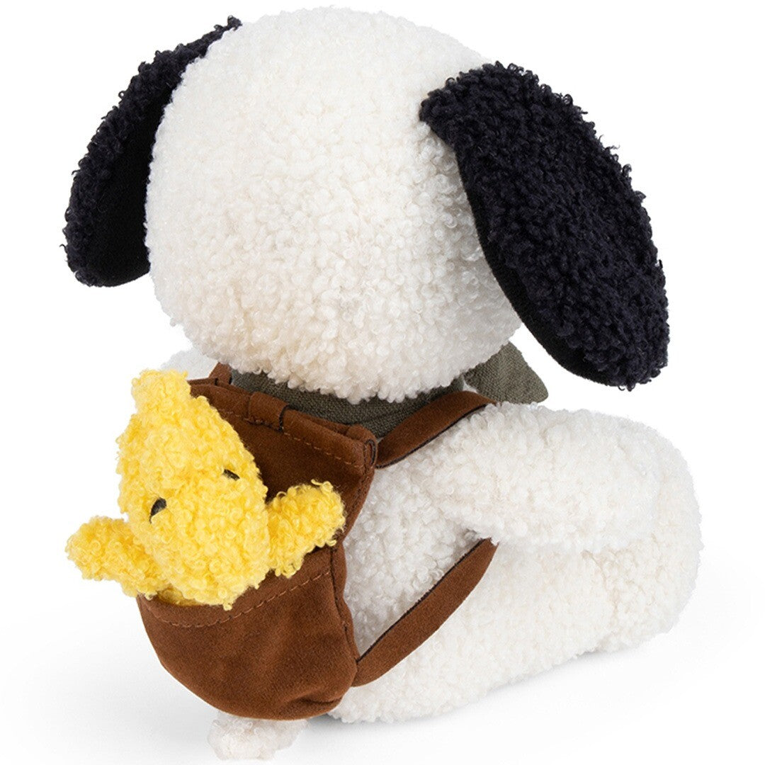 bon ton toys knuffelhond snoopy met rugzak - 20 cm  | 33.177.010 | 2