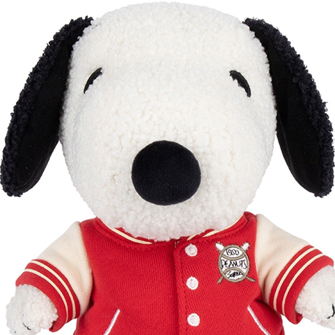 bon ton toys knuffelhond snoopy met sportjas - 25 cm  | 33.177.009 | 3