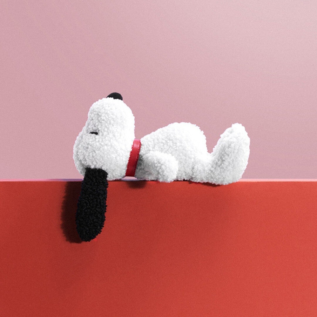 bon ton toys knuffelhond snoopy teddy - 17 cm | 33.177.012 | 1