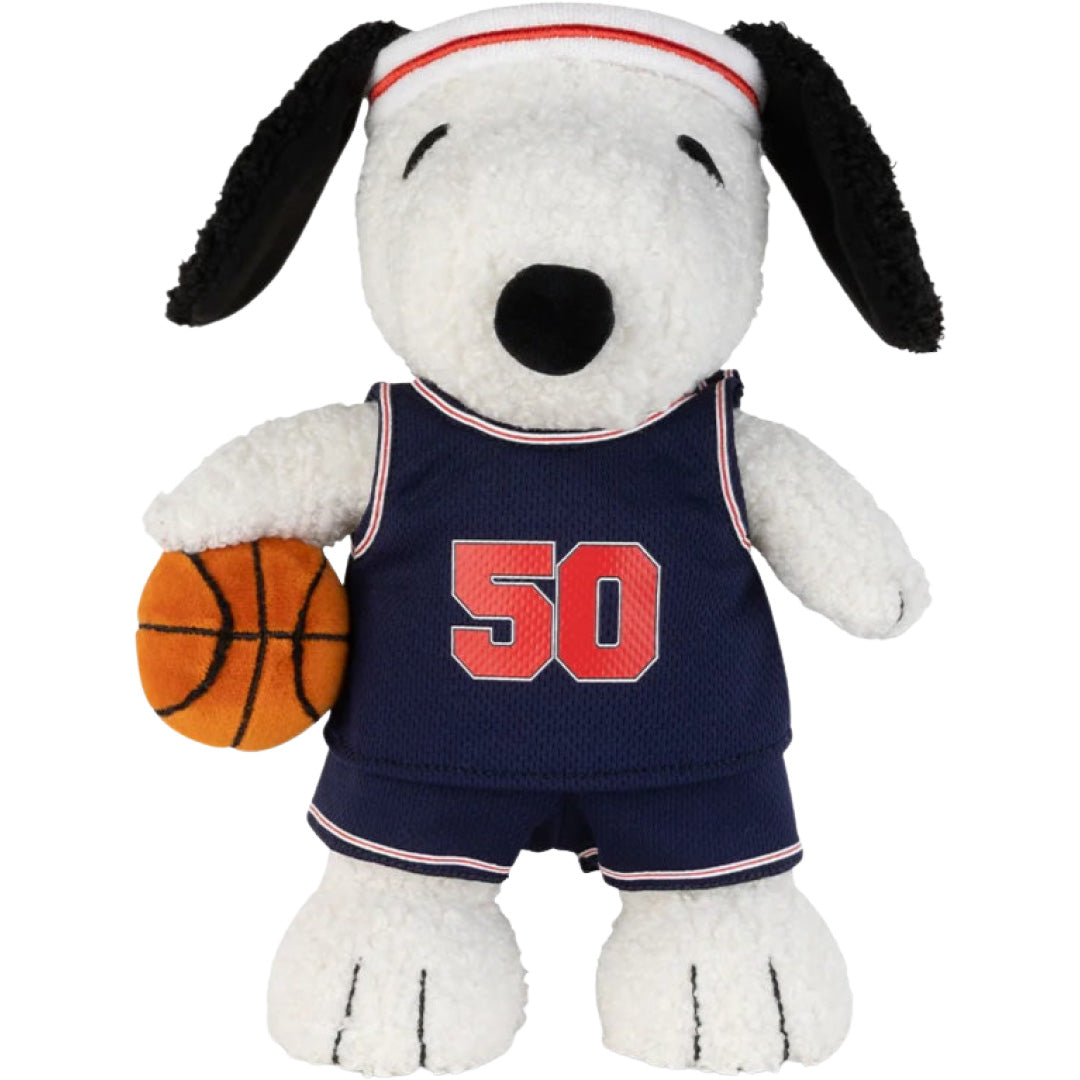 bon ton toys knuffelhond snoopy basketball - 23 cm | 33.177.042 | 4