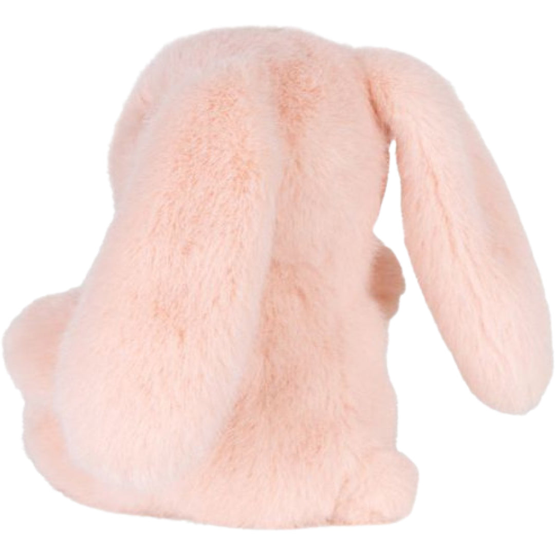 bon ton toys knuffelkonijn bubbles bunny eco - roze - 18 cm | 10.002.110 | 4