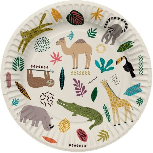 bordjes zoo party  - 8st | 61929 | 0