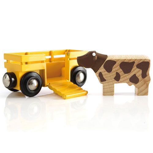 brio cow & wagon | 33406 | 0