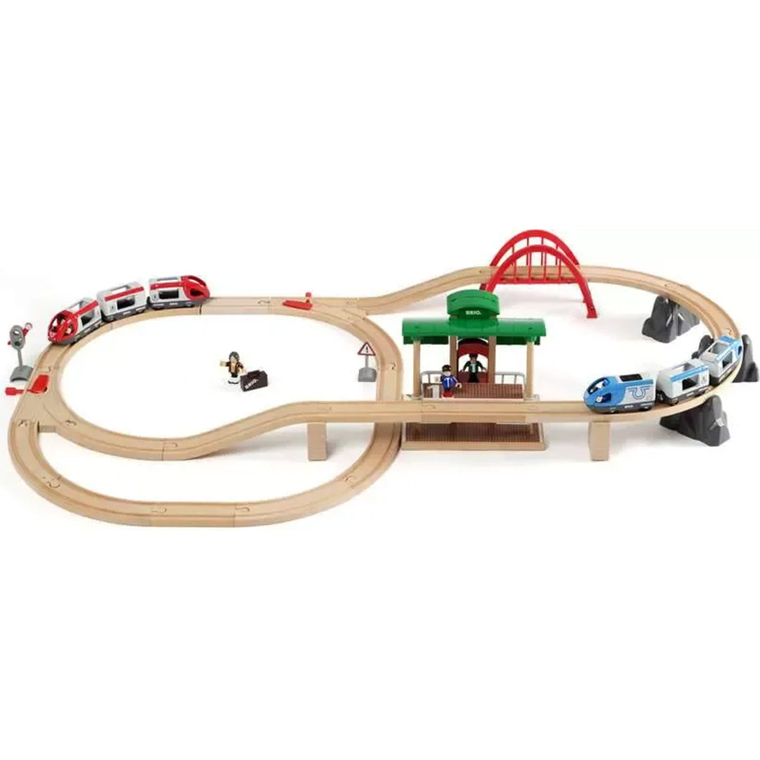 brio circuit de train avec quai