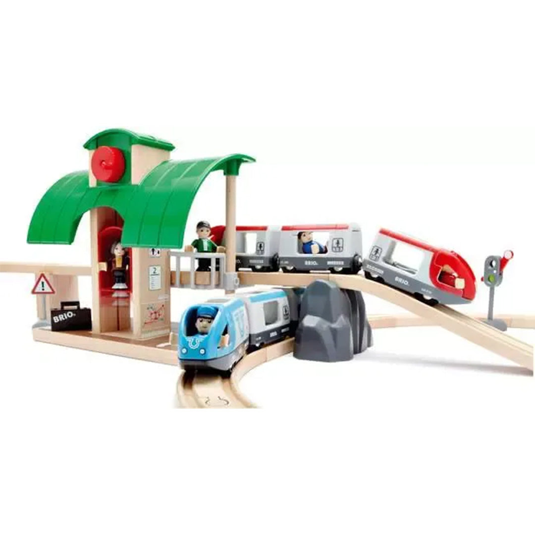 brio circuit de train avec quai