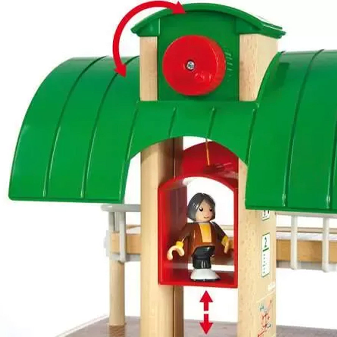 brio circuit de train avec quai