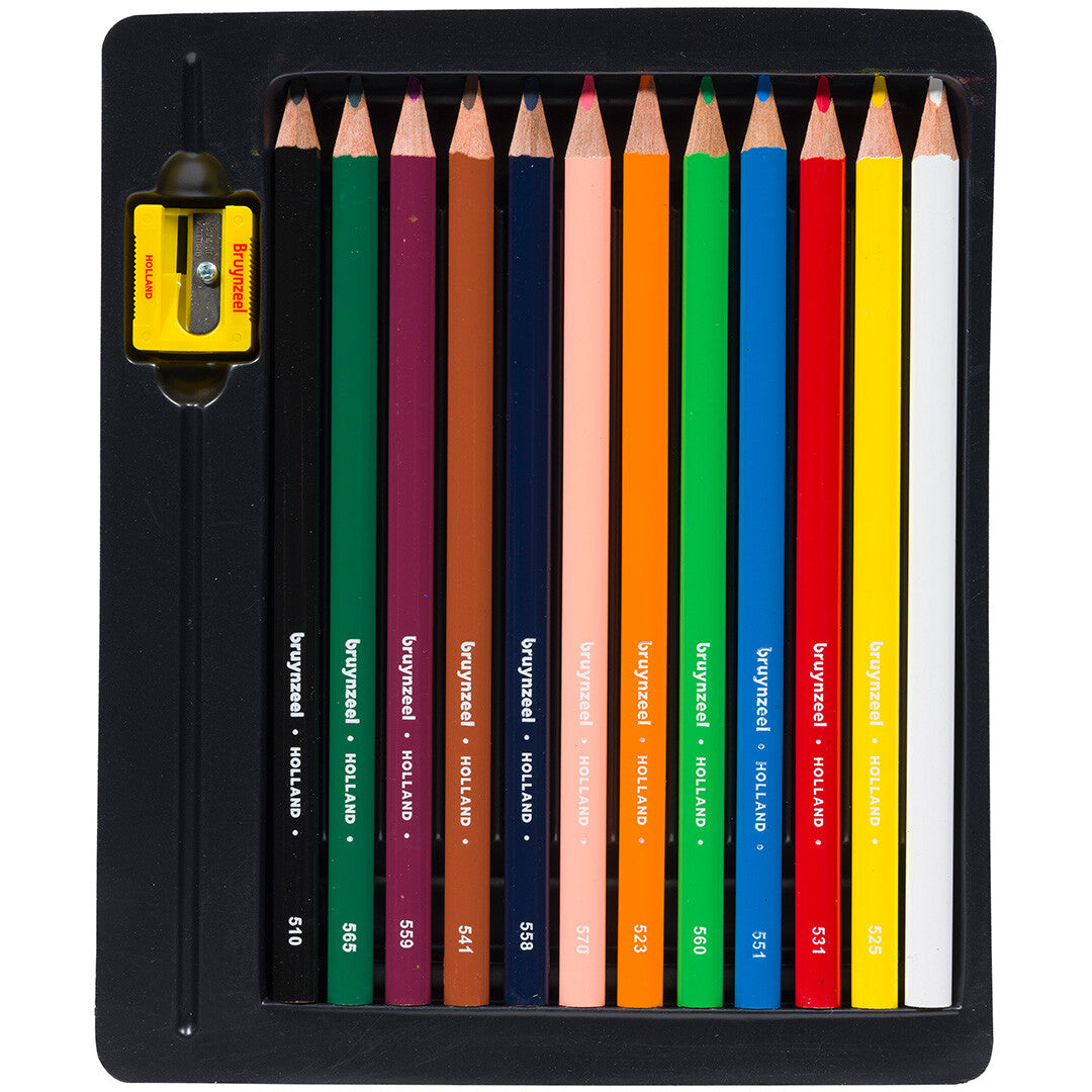 bruynzeel kids driehoekige kleurpotloden - 12st | 60119012 | 0