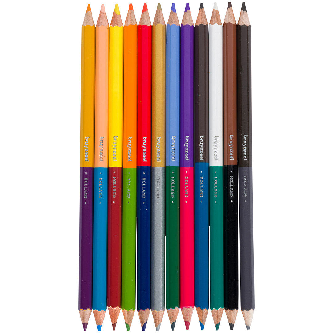 bruynzeel kids dubbele kleurpotloden - 12st | 60112001 | 0