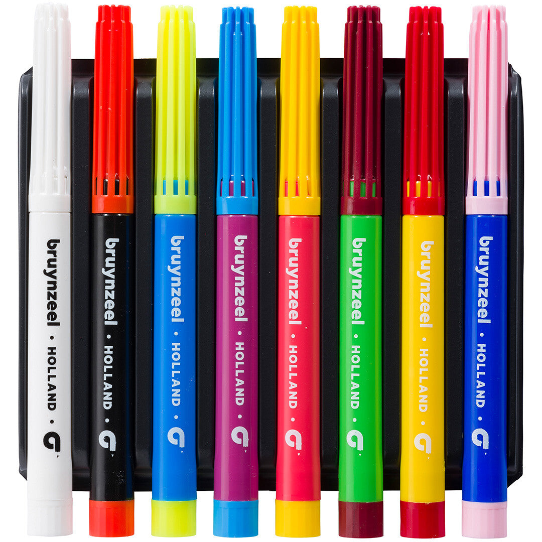 bruynzeel kids magische viltstiften - 8st | 60126008 | 0
