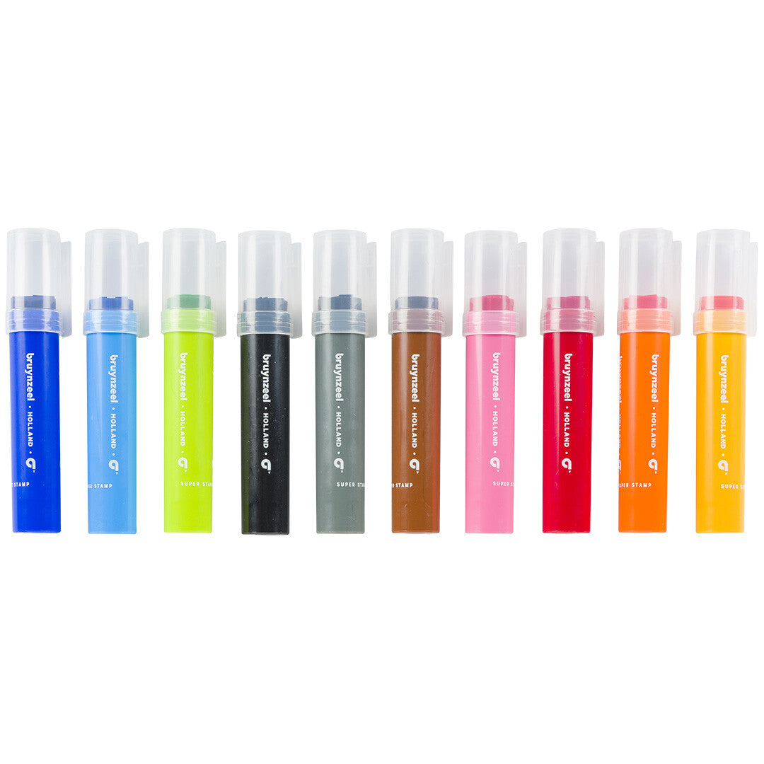 bruynzeel kids stempelstiften - 10st | 60129010 | 0