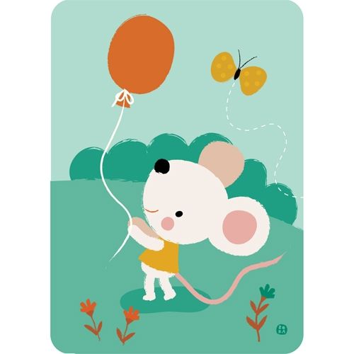 by bora ansichtkaart - muis | PCPM06 | 0