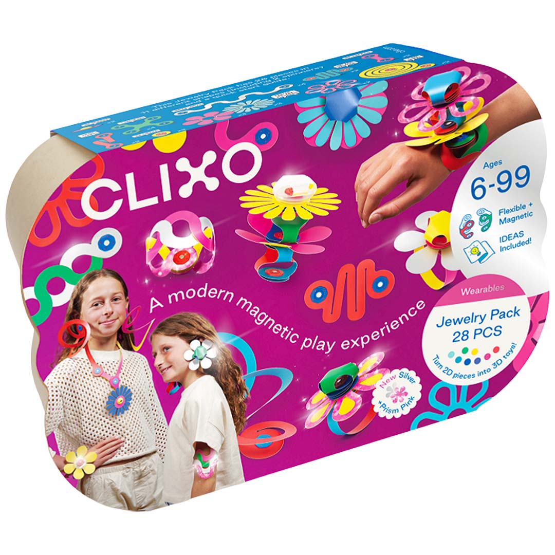 clixo magnetische bouwset jewelry - 28-delig | CL-WEAR-RB-1 | 6