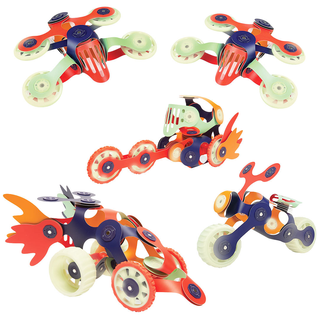 clixo jeu de construction magnétique mars rover - 30 pièces