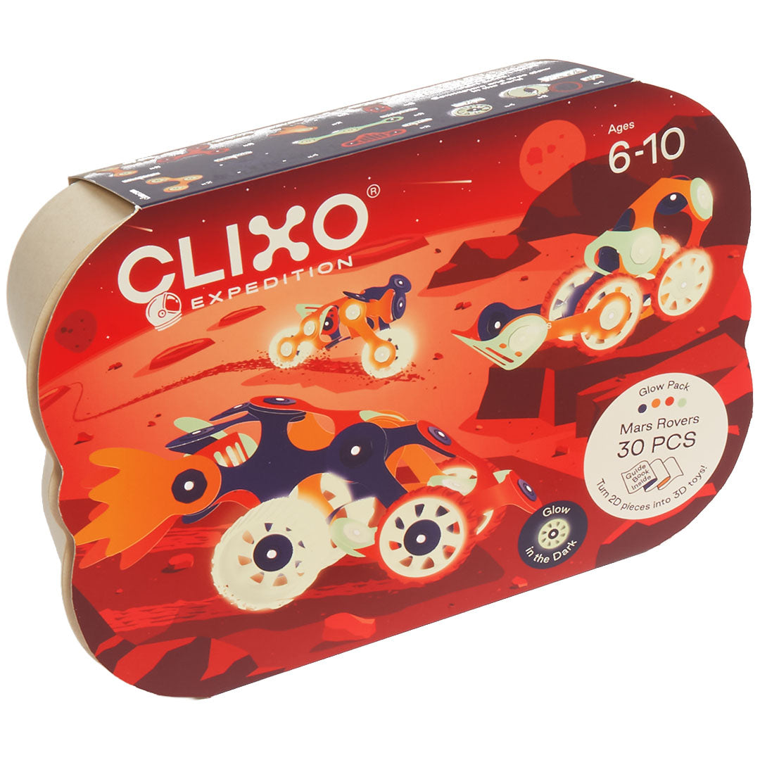 clixo jeu de construction magnétique mars rover - 30 pièces