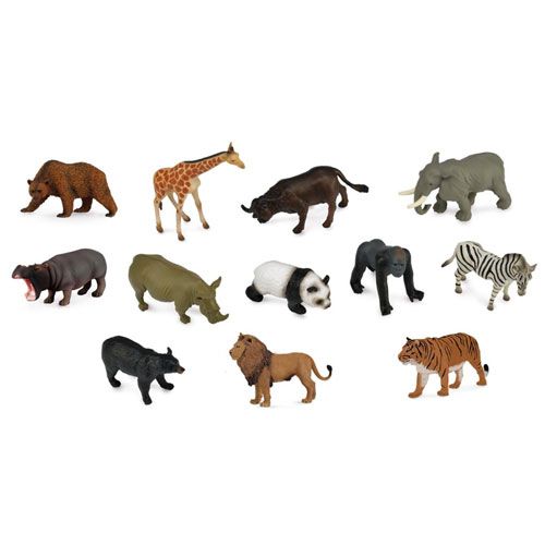 collecta mini wilde dieren 5-3 cm (12st) | 3389105 | 0