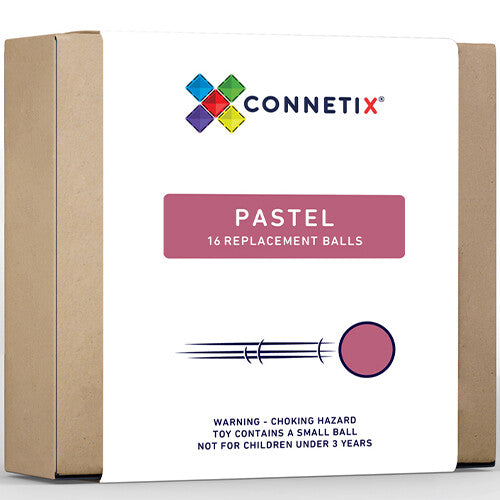 connetix knikkerbaanballen pastel - 16st    | CON-EU-P16B | 0