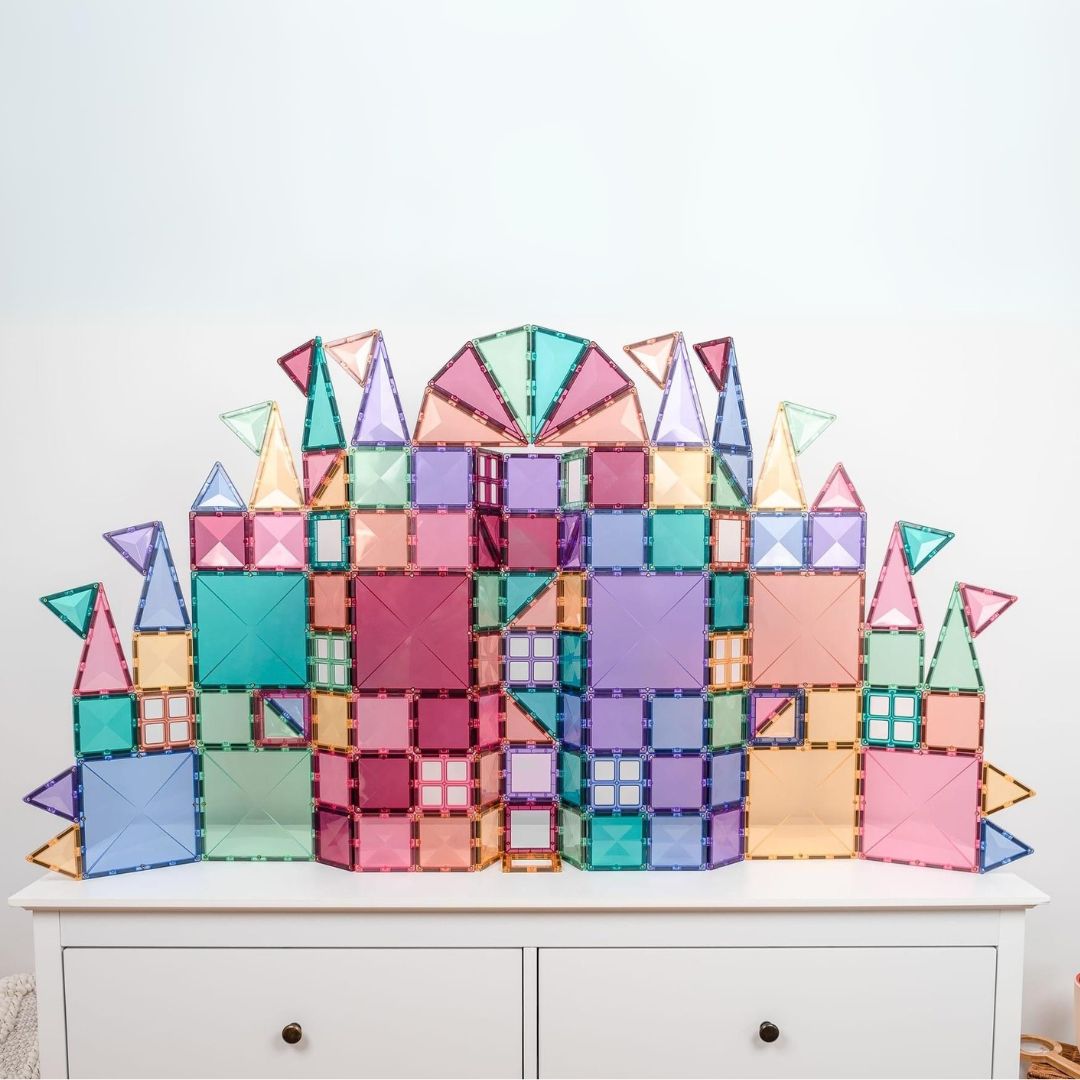 connetix magnetische tegels creative - pastel - 120st  | CON-EU-P120 | 1