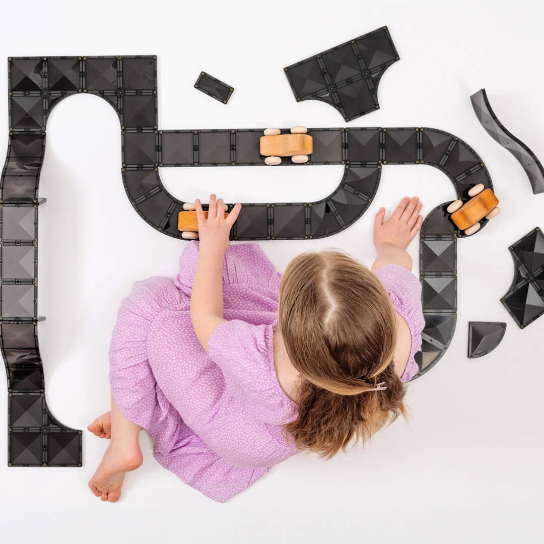 connetix magnetische tegels - creative roads - 48st | CT-O-00048-CR | 2