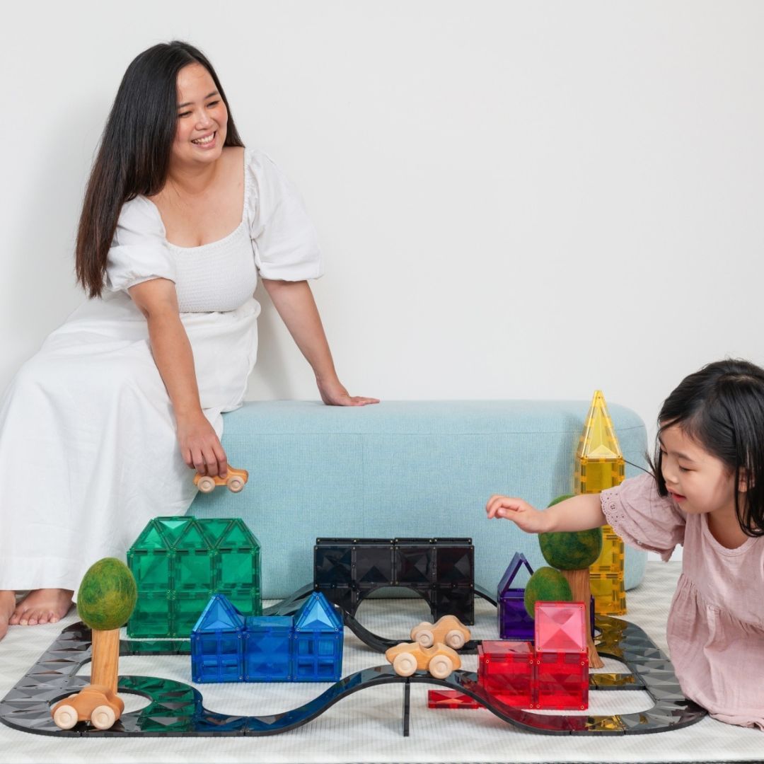 connetix magnetische tegels - creative roads - 48st | CT-O-00048-CR | 4