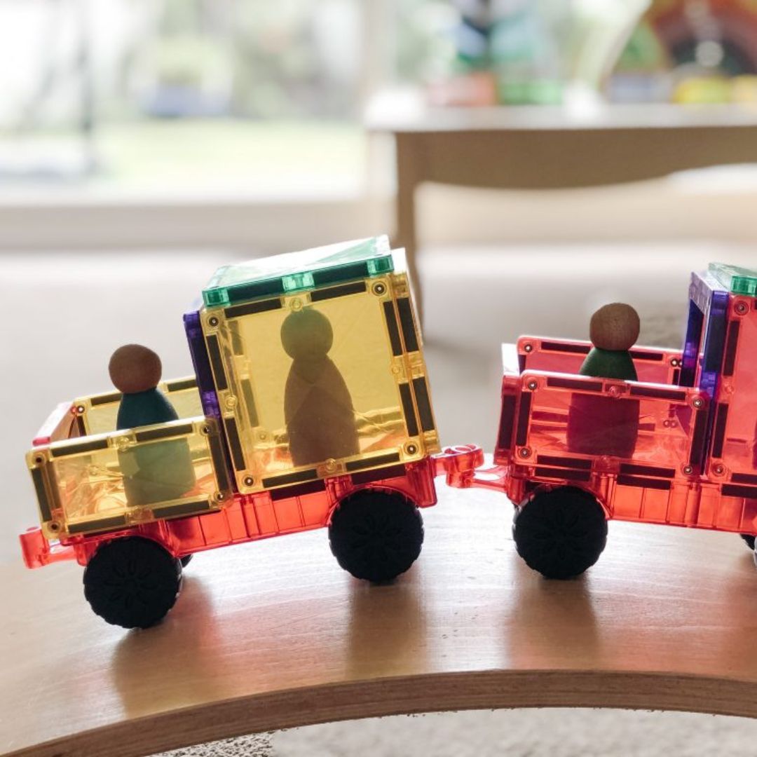 connetix magnetische tegels motion - rainbow - 24st   | CON-EU-24C | 3