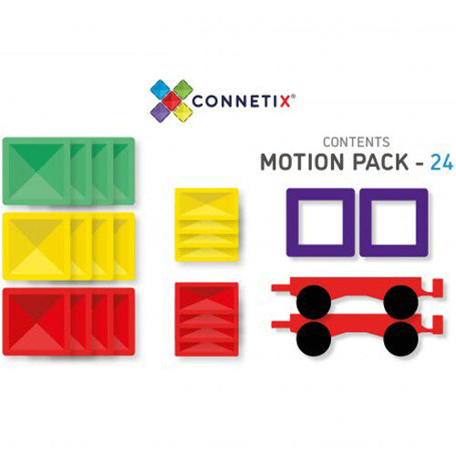 connetix magnetische tegels motion - rainbow - 24st   | CON-EU-24C | 7