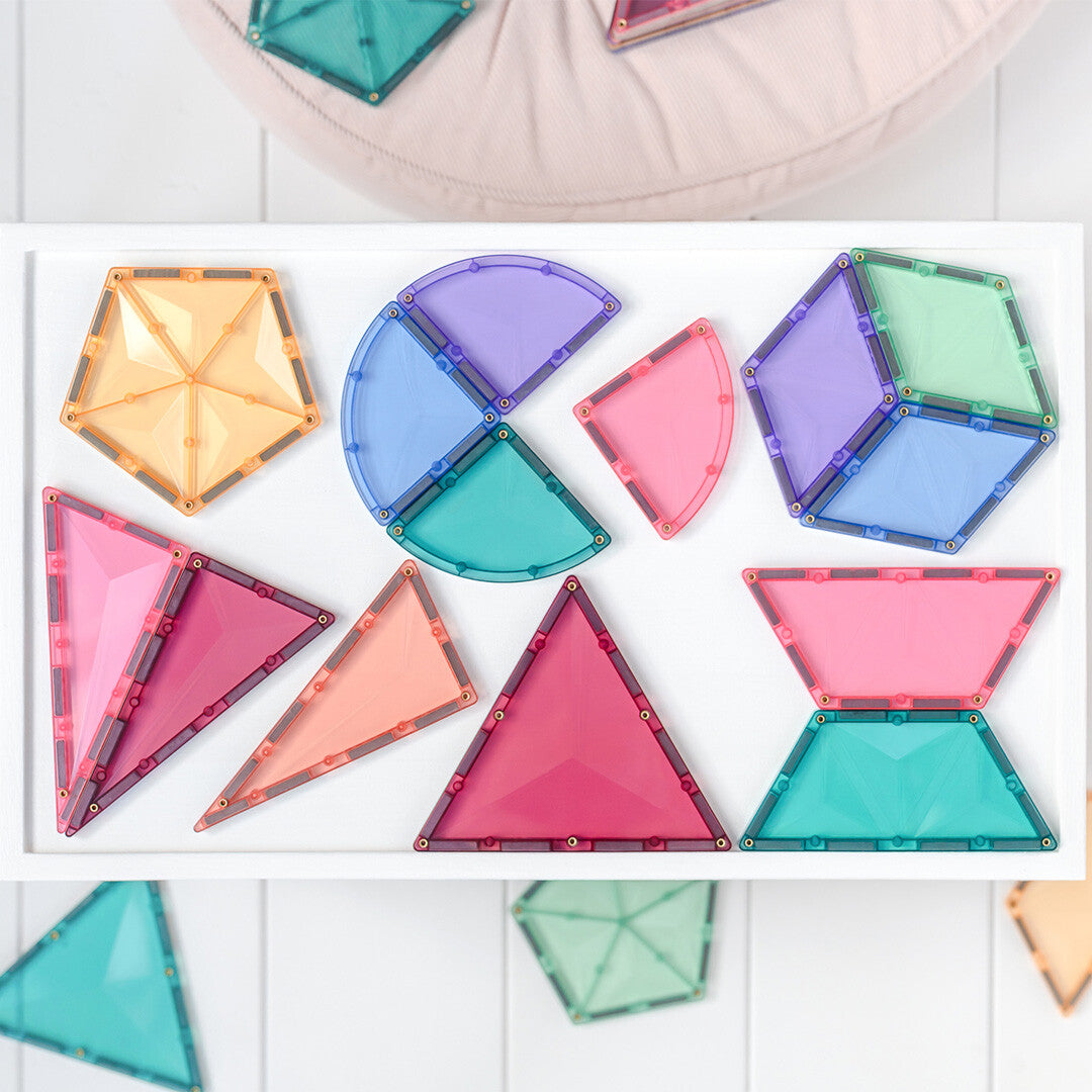 connetix magnetische tegels shape expansion pack - pastel - 48st   | CON-EU-P48SE | 2