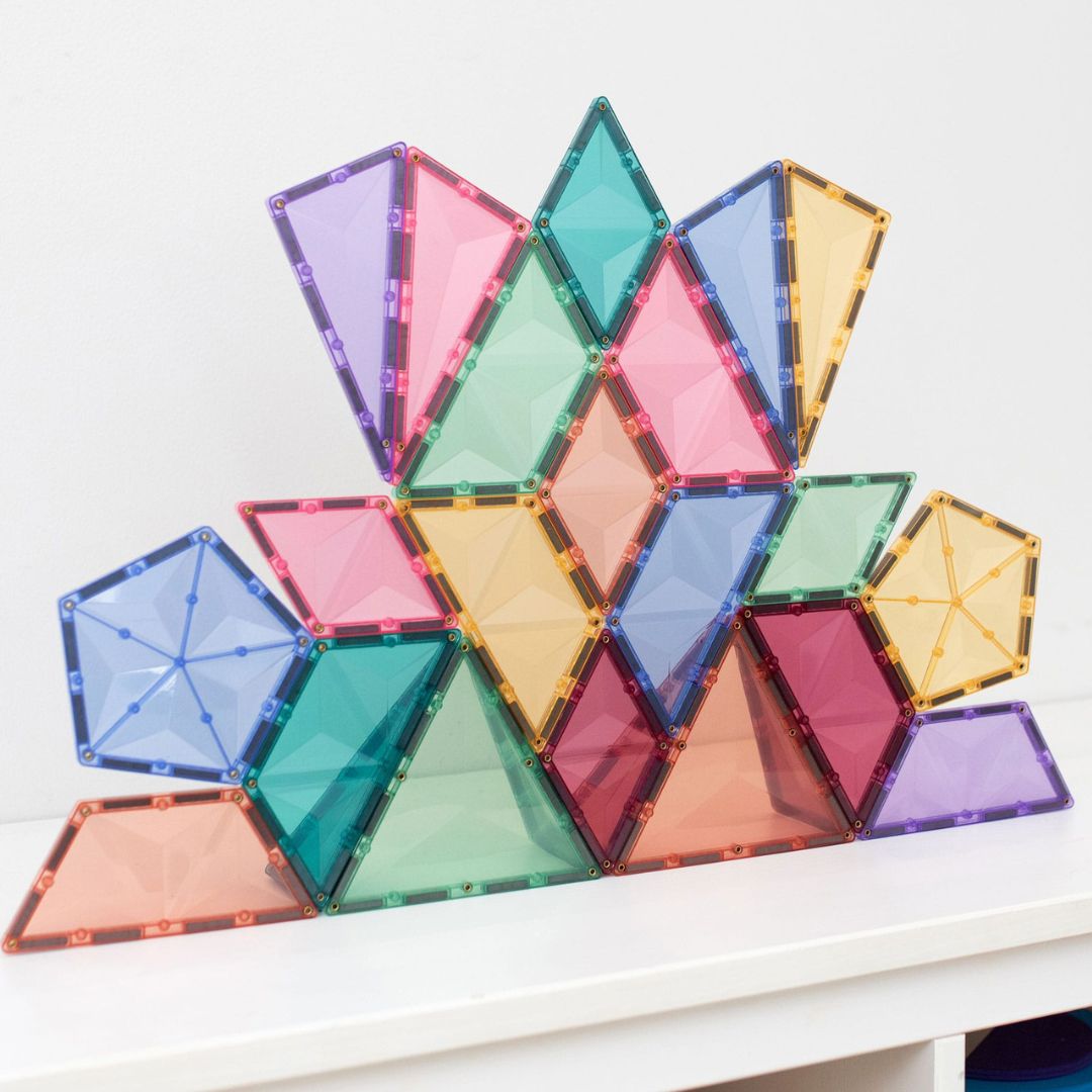 connetix magnetische tegels shape expansion pack - pastel - 48st   | CON-EU-P48SE | 4