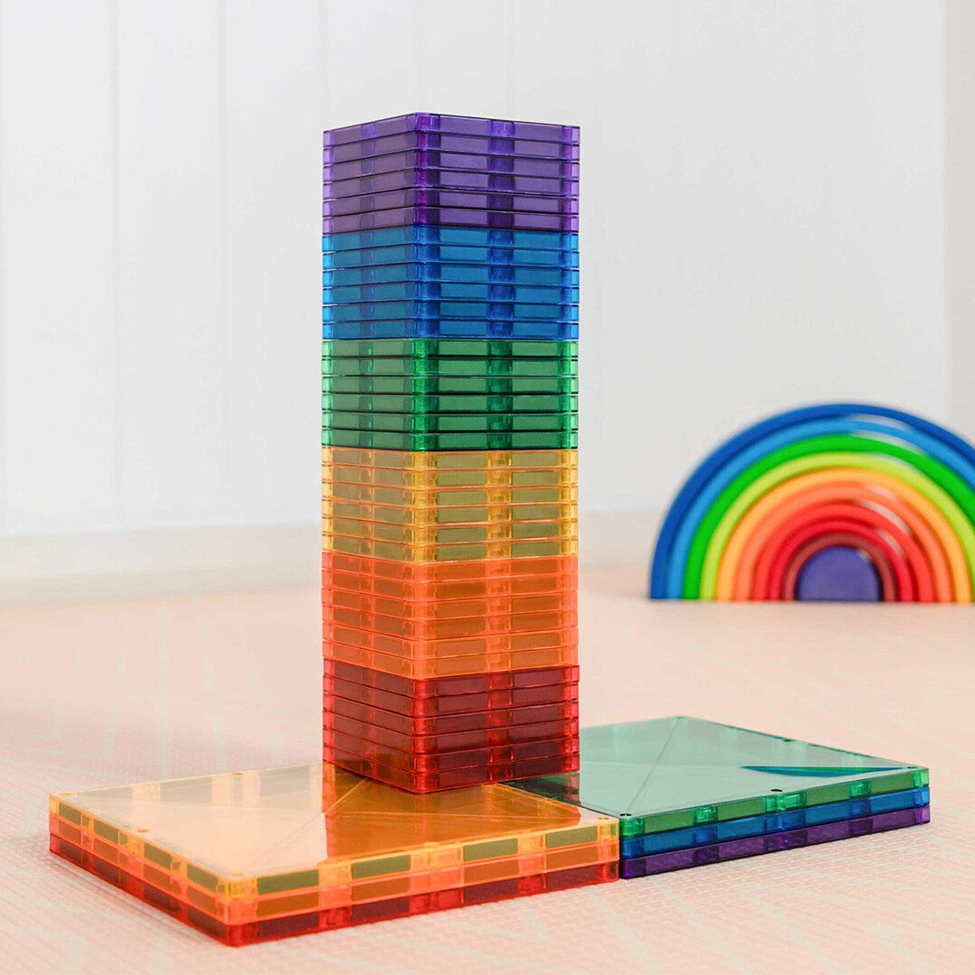 connetix magnetische tegels square - rainbow - 42st   | CON-EU-42S | 2