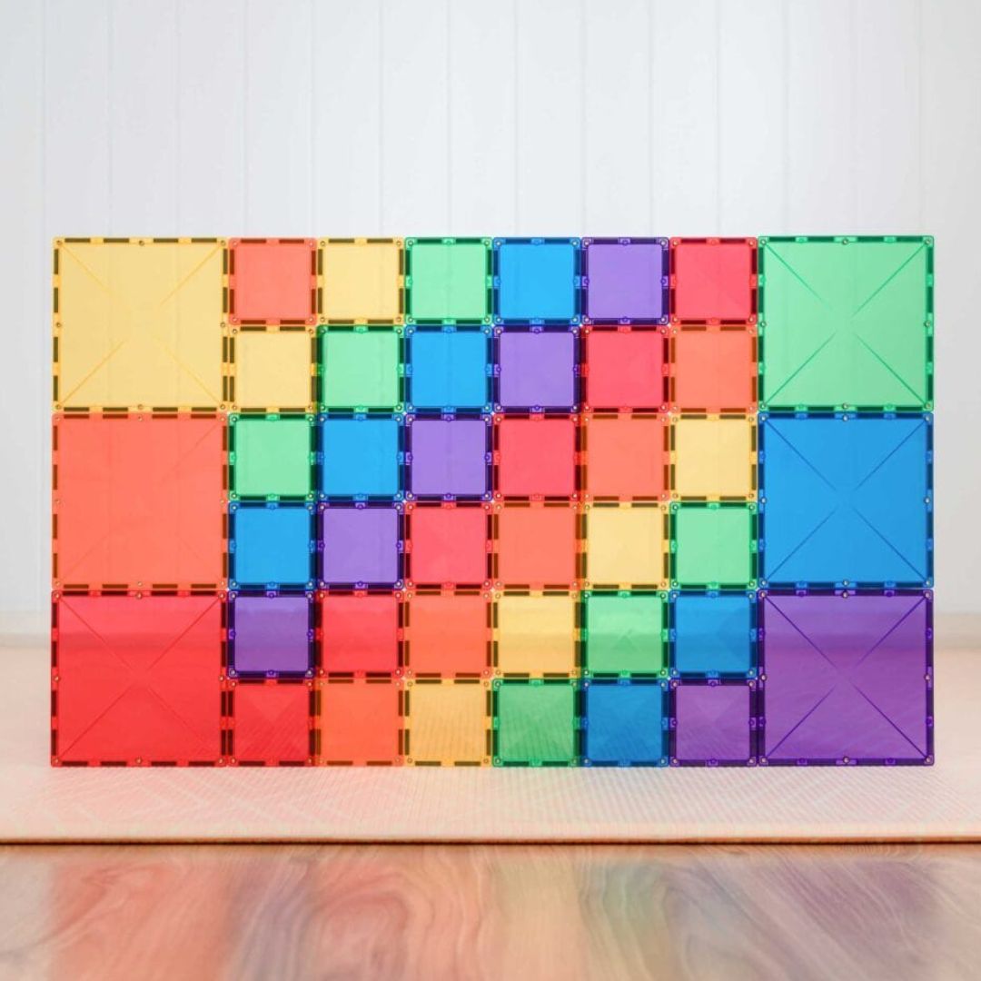 connetix magnetische tegels square - rainbow - 42st   | CON-EU-42S | 3