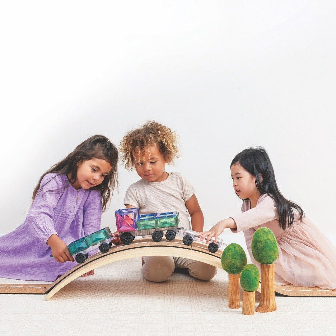 connetix magnetische tegels transport - pastel - 50st | CT-P-00050-TR | 5