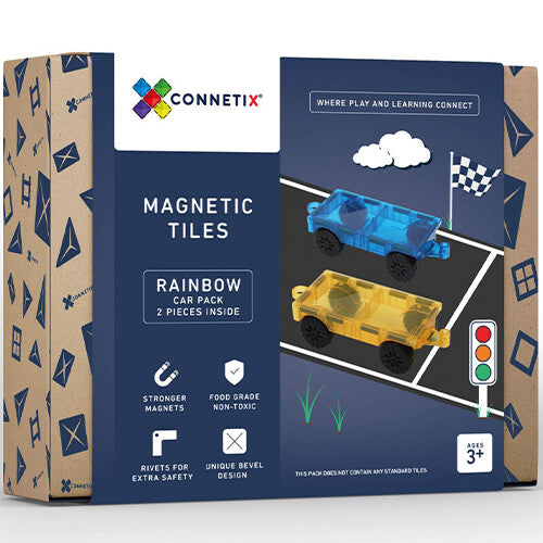 connetix uitbreidingsset cars - rainbow - 2st    | CT-R-00002-CA | 0