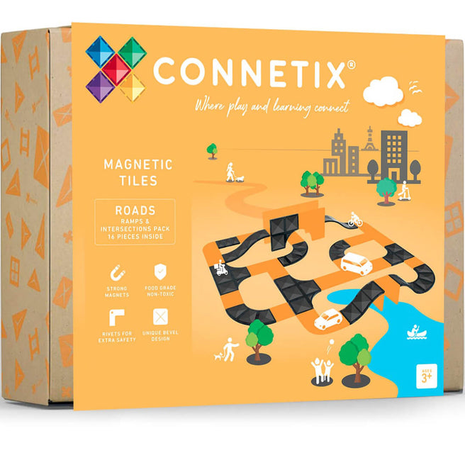 connetix uitbreidingsset ramps and intersections - 16st  | CT-O-00016-RI | 0