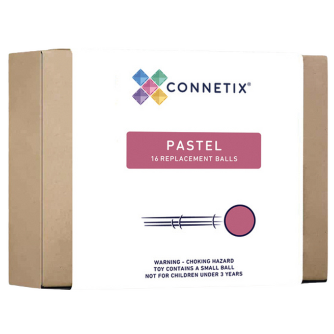 connetix knikkerbaanballen pastel - 16st    | CON-EU-P16B | 11