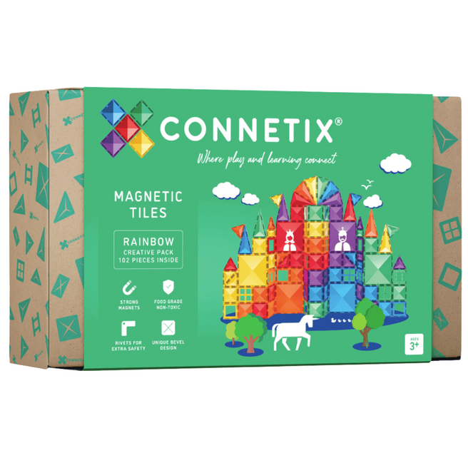 connetix magnetische tegels creative - rainbow - 102st  | CON-EU-102 | 11