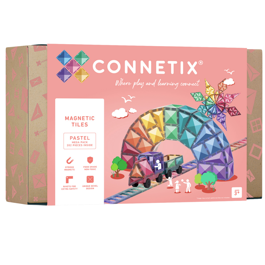 connetix magnetische tegels mega - pastel - 202st   | CON-EU-P202 | 27