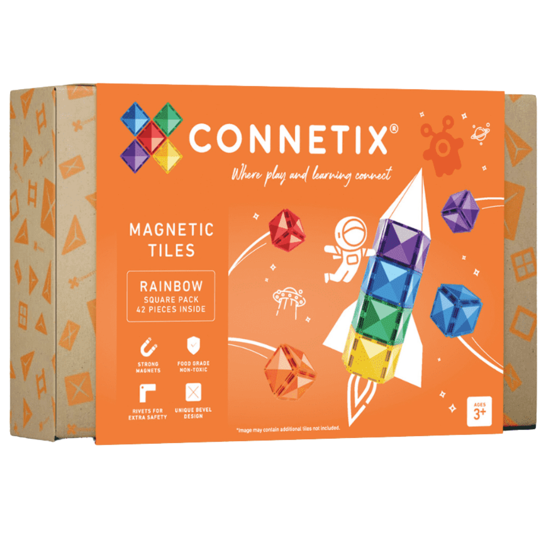 connetix magnetische tegels square - rainbow - 42st   | CON-EU-42S | 11