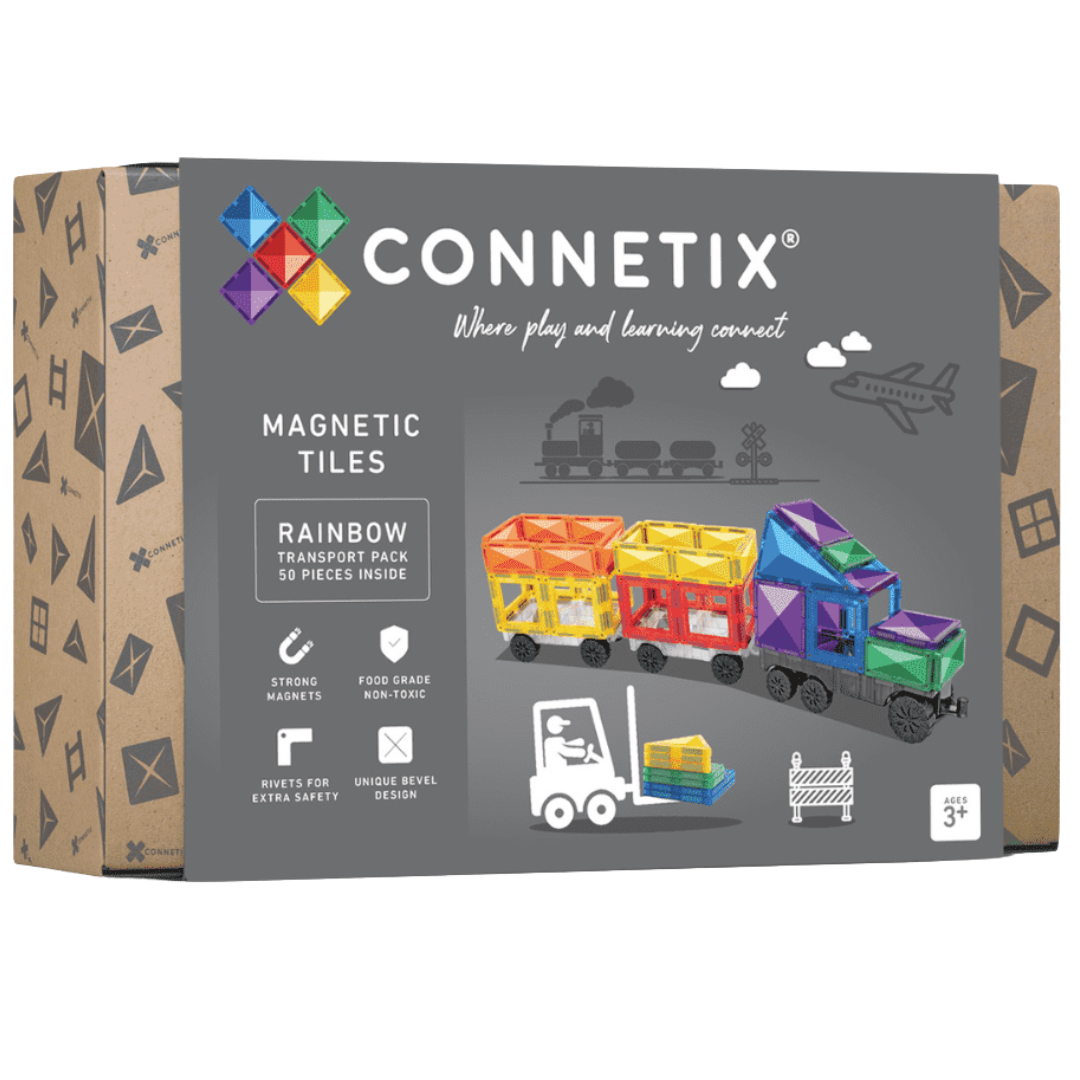 connetix magnetische tegels transport - rainbow - 50st | CON-EU-50T | 11