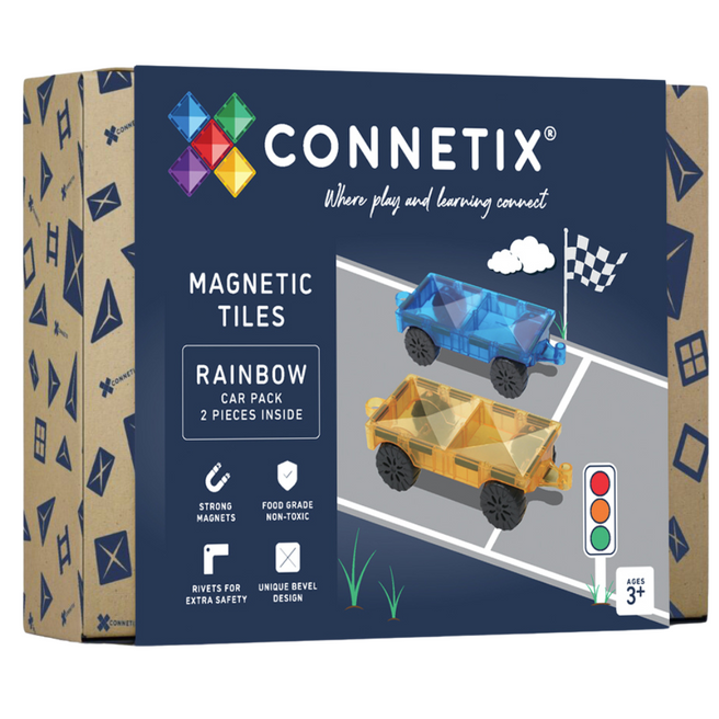 connetix uitbreidingsset cars - rainbow - 2st    | CT-R-00002-CA | 15