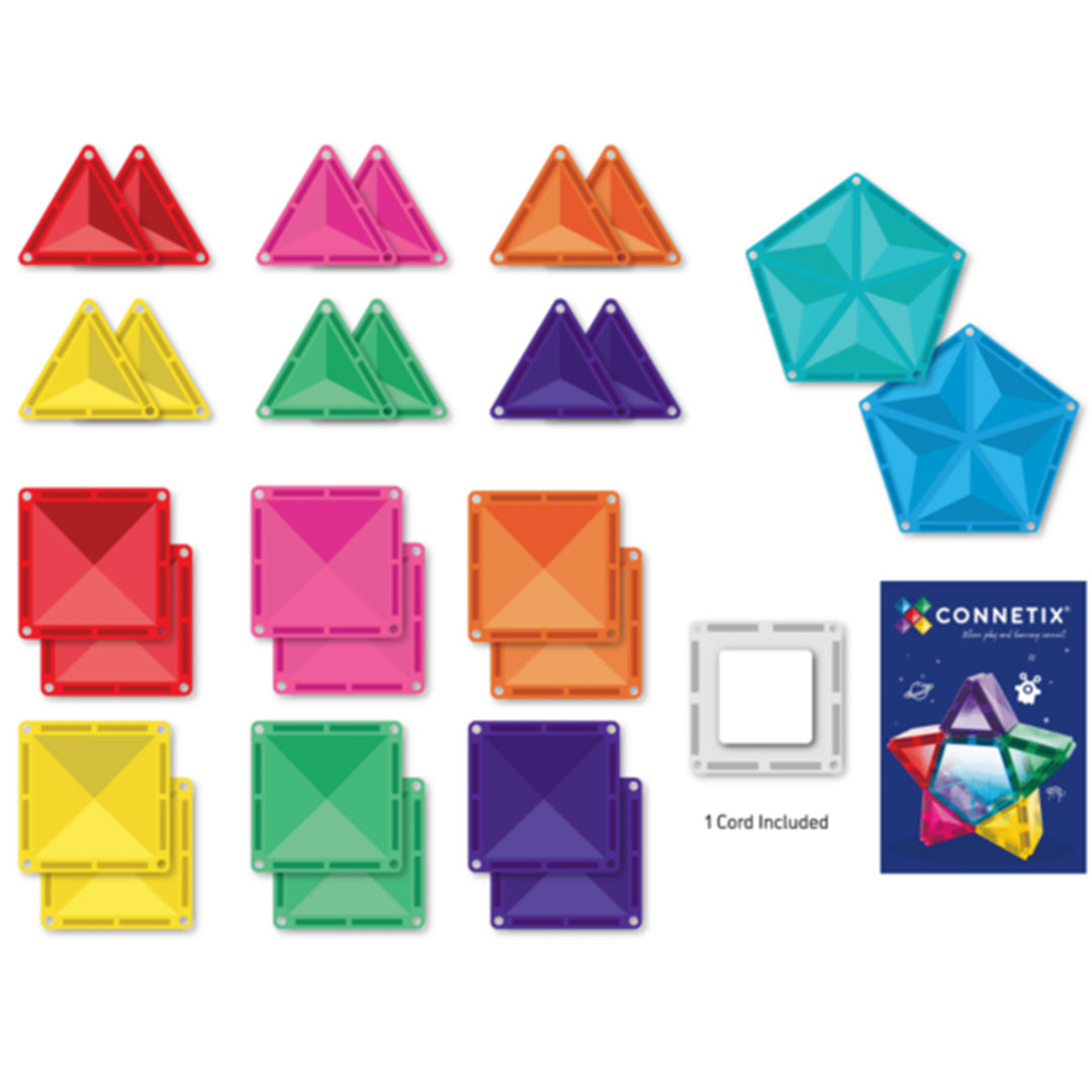 connetix magnetische tegels light star 28st | CT-L-00028-ST | 5