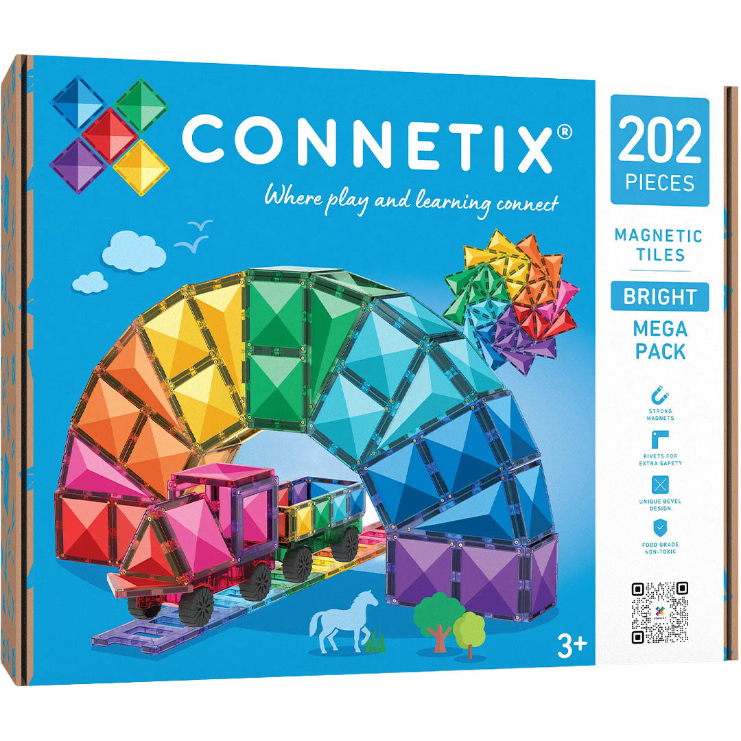 connetix magnetische tegels mega - bright - 202st | CT-B-00202-ME |  